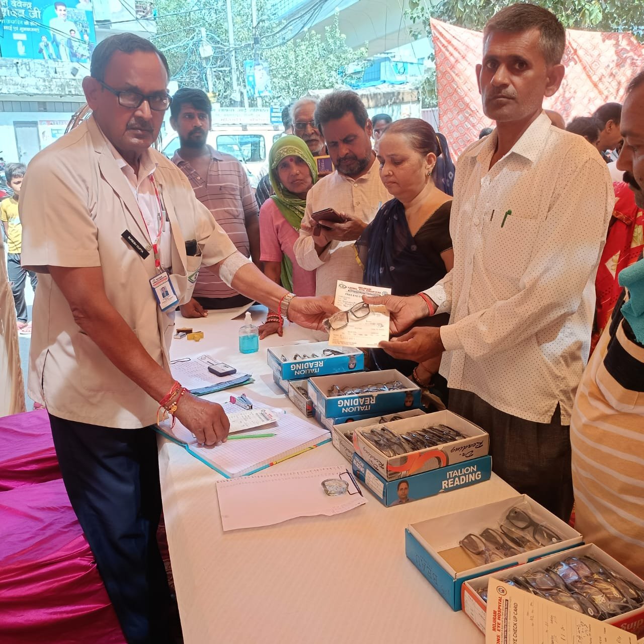 Free Eye Check-up, Distribution of Spectacles & Cataract Operation Camp