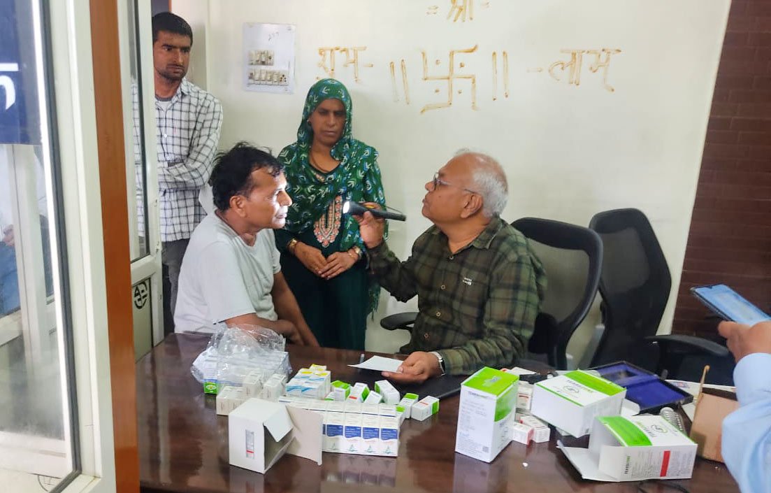 Free Eye Check-up and Cataract Operation, Organised by Bharat Vikas Parishad Gannaur Sonipat