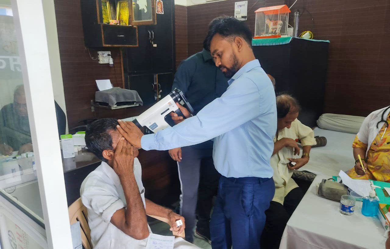 Free Eye Check-up and Cataract Operation, Organised by Bharat Vikas Parishad Gannaur Sonipat