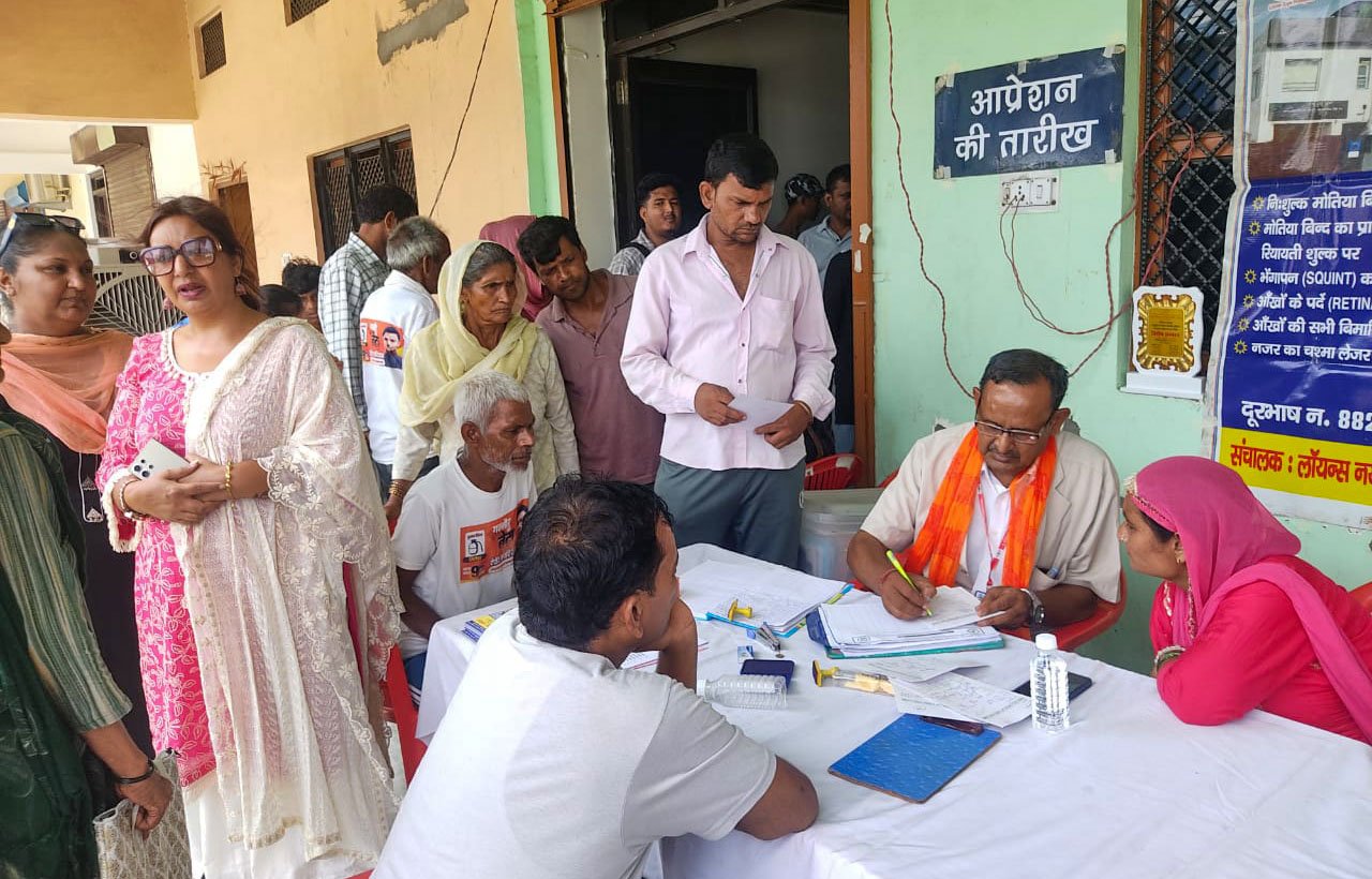 Free Eye Check-up and Cataract Operation, Organised by Bharat Vikas Parishad Gannaur Sonipat